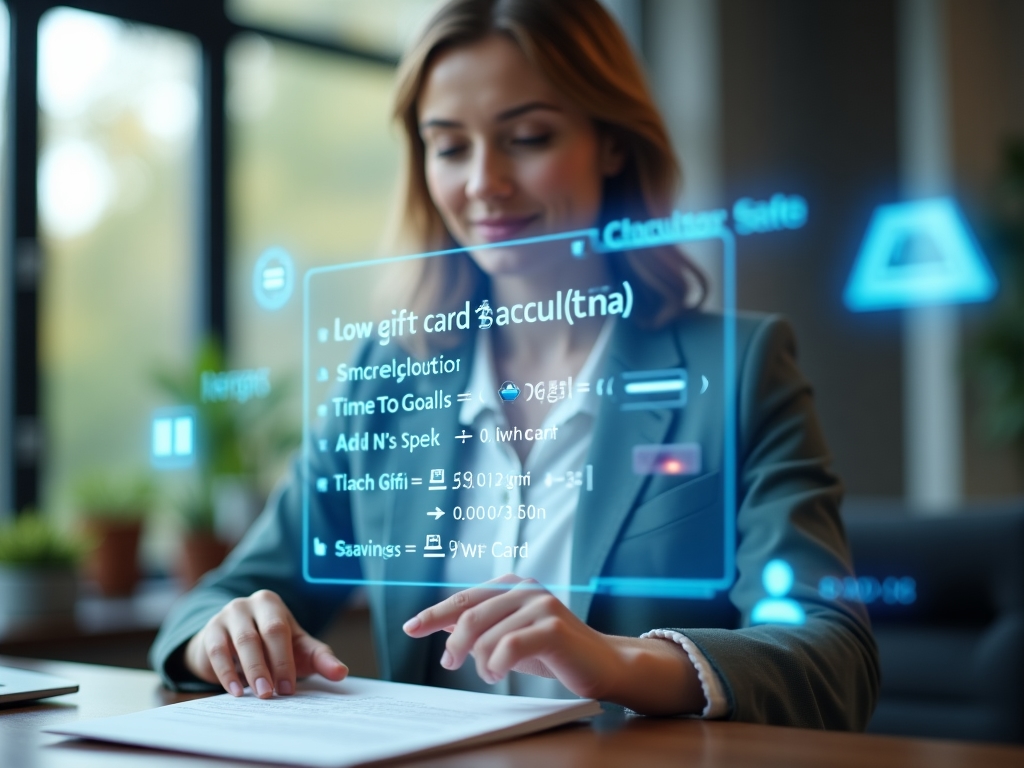 Gift card savings calculator